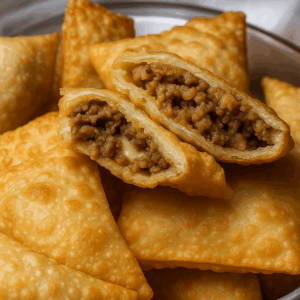 Pastelzinho frito de carne