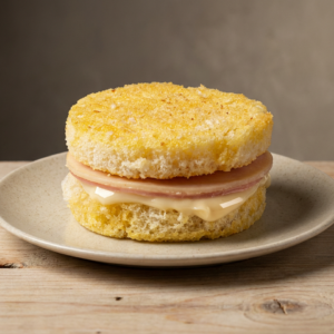 Sanduiche de presunto e mussarela