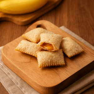 Pastelzinho frito de banana